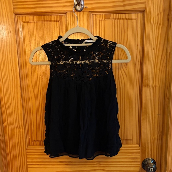Zara Tops - Elegant Black Lace blouse